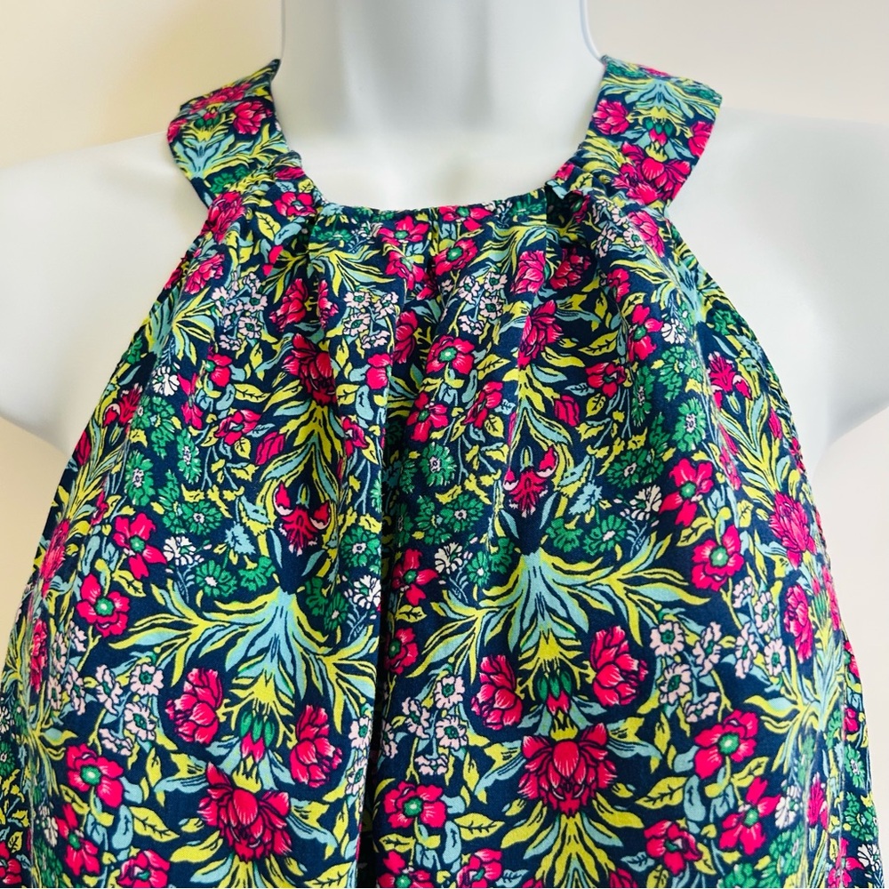 Antibes Blanc Floral Halter Neck Top - Multicolor - Picture 2 of 6